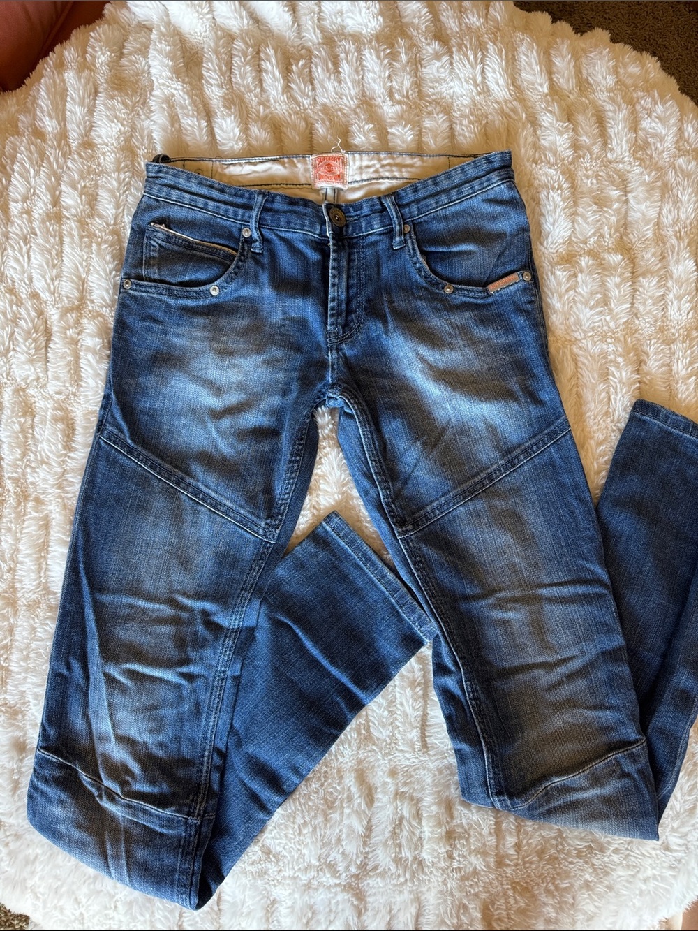 Superdry 99% Cotton Low Cut Jeans